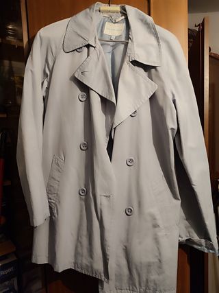 Gabardina New Look Woman Azul Talla M