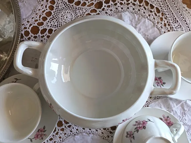 Set da consommè Richard Ginori 1940.