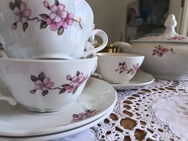 Set da consommè Richard Ginori 1940.