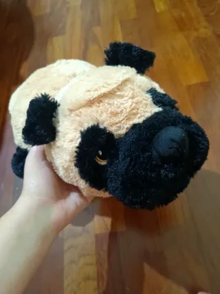 Peluche Reversible Pug y Dinosaurio 2 en 1