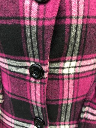 Chaquetón fucsia Telva Talla 38