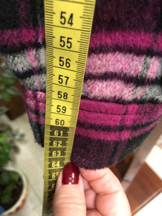 Chaquetón fucsia Telva Talla 38
