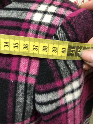 Chaquetón fucsia Telva Talla 38