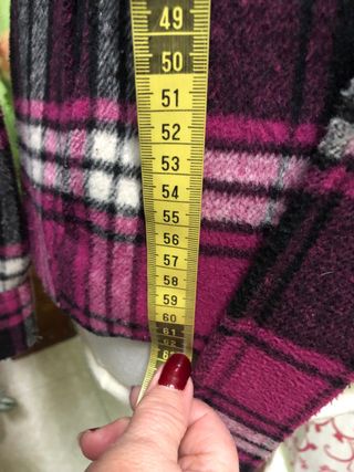 Chaquetón fucsia Telva Talla 38