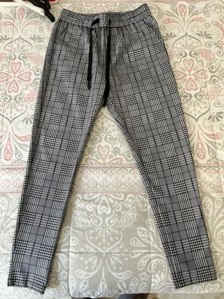 Pantalón de vestir a cuadros hombre