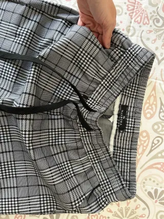 Pantalón de vestir a cuadros hombre