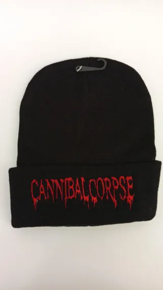 Gorro Negro con Logo Mayhem Rojo