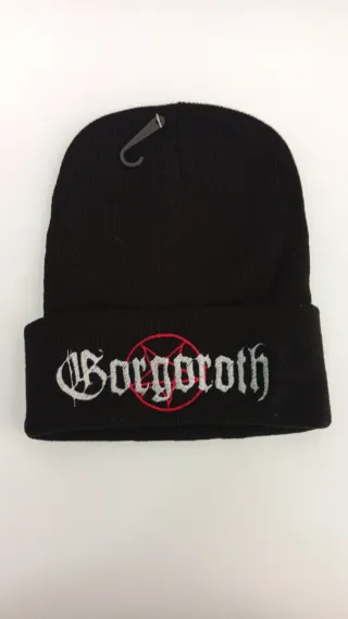 Gorro Negro con Logo Mayhem Rojo