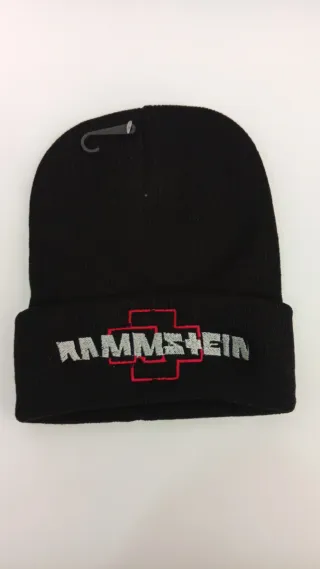 Gorro Negro con Logo Mayhem Rojo