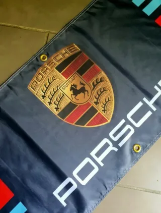 Bandeira Porsche Martini Racing 180x45cm