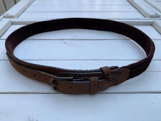 Cintura Donna Pelle e Velluto 70cm