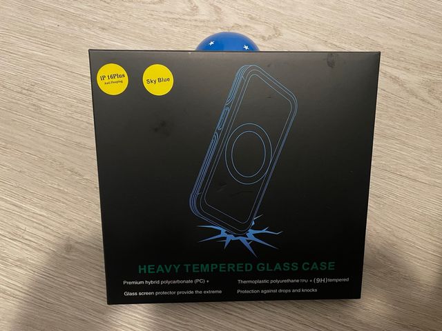 Funda Heavy 360 iPhone 16 Plus Sky Blue