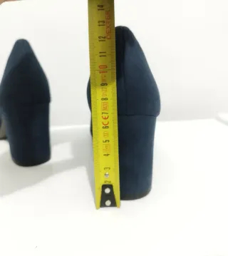 Zapatos de tacón azul