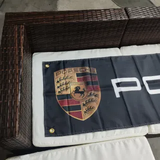 Bandeira Porsche 180x45 cm
