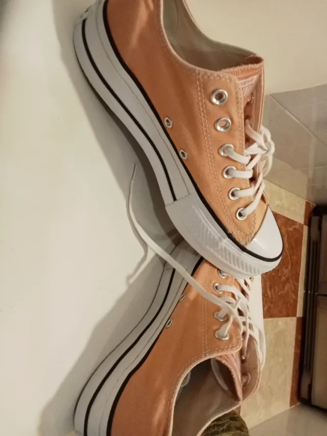 Converse All Star Naranja Talla X