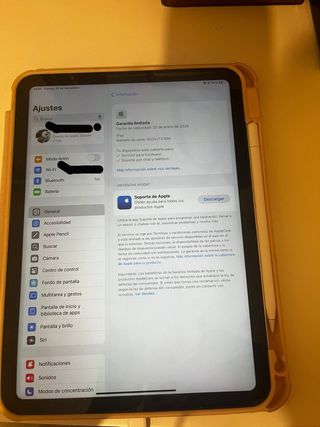 iPad 10ª Gen Plata y pen tipo c