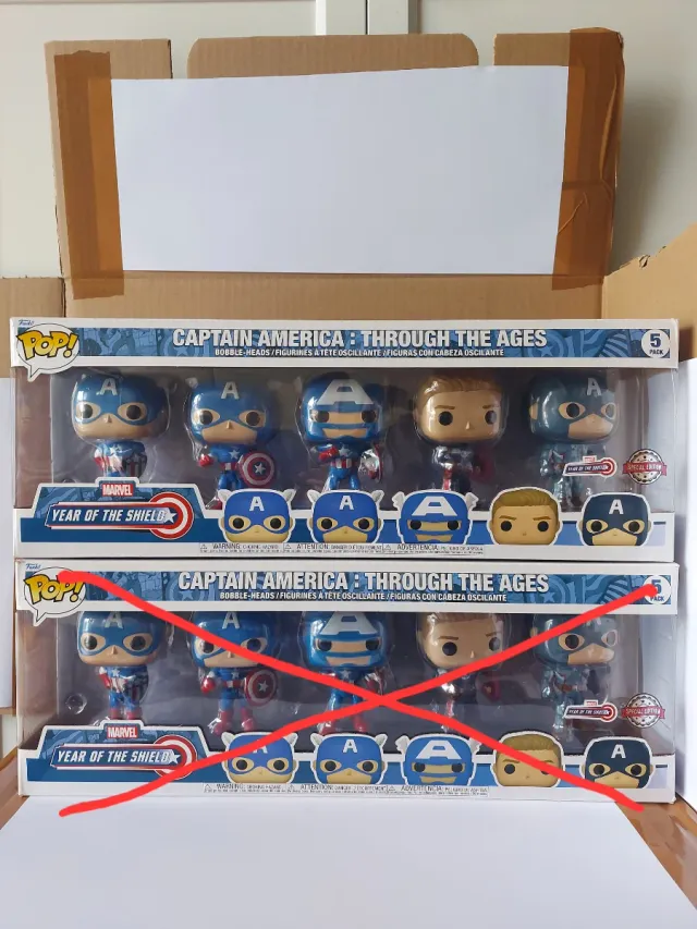 Funko Pop! Marvel - Captain America 5-Pack Year of