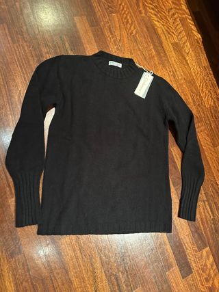 Maglia in puro Cashmere nera