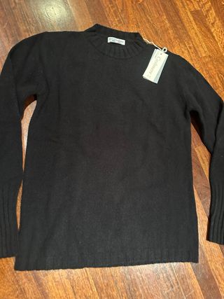 Maglia in puro Cashmere nera