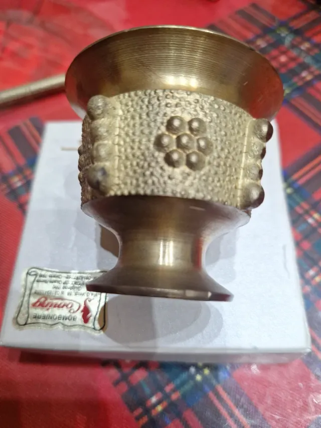 Mortaio e pestello in ottone