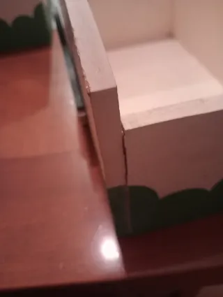 Set 2 Contenitori Legno Decorati Gallina e Anatra