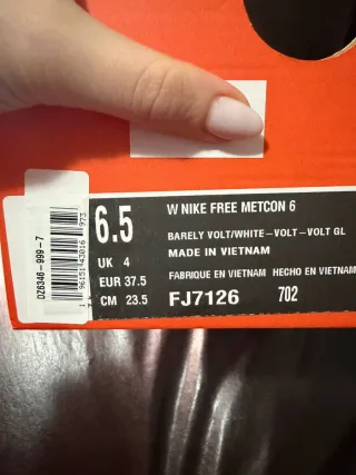 Nike Metcon 6 Crossfit Scarpe Giallo/Verde