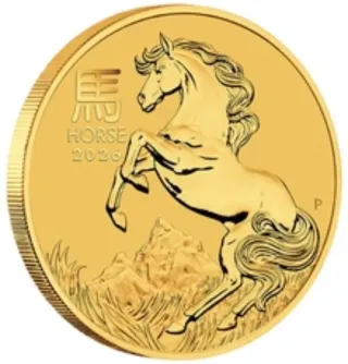 Moneda Oro Año del Caballo 2026