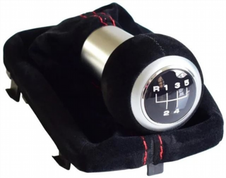 Pomo palanca cambios AUDI A3 S3 5 vel. gamuza