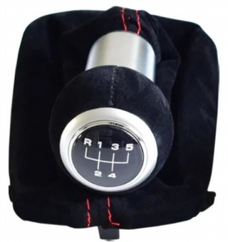 Pomo palanca cambios AUDI A3 S3 5 vel. gamuza