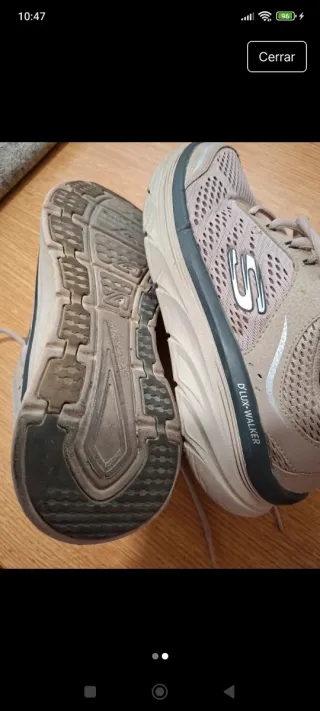 Zapatillas Skechers D'Lux Walker Beige