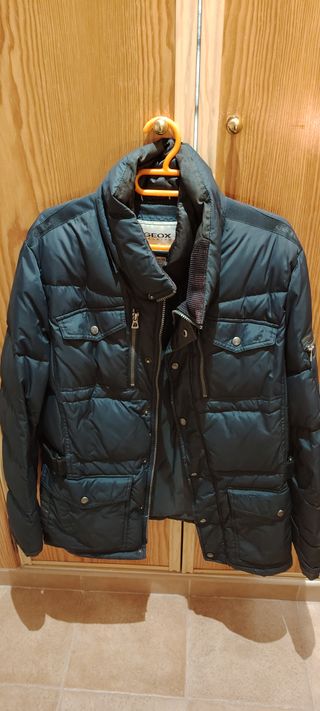 Plumífero Geox Azul Hombre