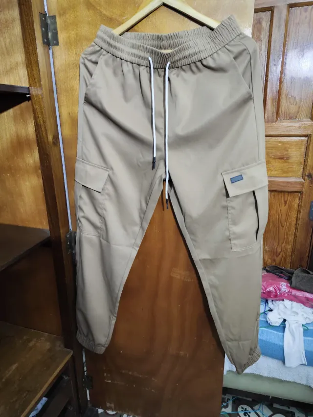 Pantaloni cargo unisex beige