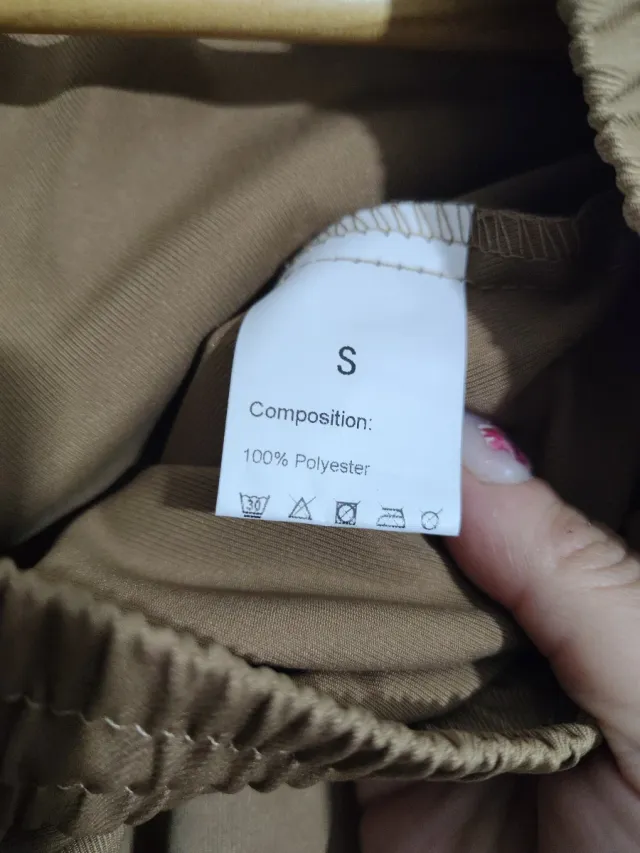 Pantaloni cargo unisex beige