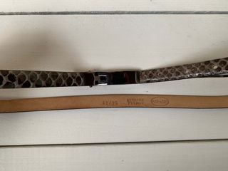 Cintura donna pelle 75cm Made in Italy