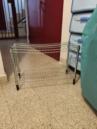 Scaffale metallo 2 ripiani