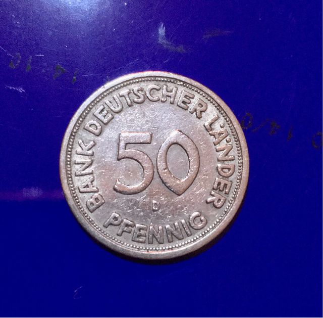 50 Pfennig 1949 Deutsche Länder