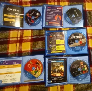 Lotto 9 Giochi PS4. FIFA 20, FIFA 21, FIFA 22,etc.