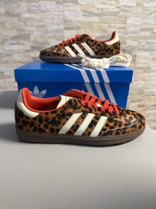 Adidas Samba Leopardo Rojo
