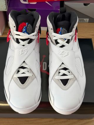 Jordan 8 Retro Bugs Bunny Rojo Blanco