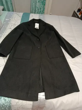 Abrigo mujer negro
