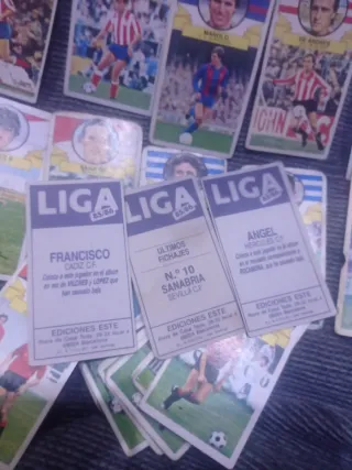 Cromos Fútbol 85-86