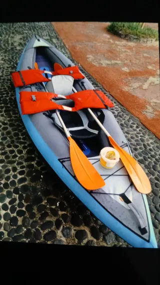 Piragua hinchable 2 personas