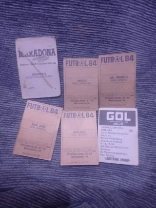 Cromos Fútbol 84-85