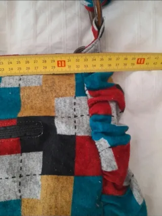 Bolso de invierno cuadros colores