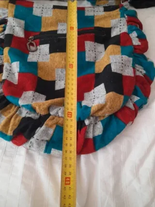 Bolso de invierno cuadros colores