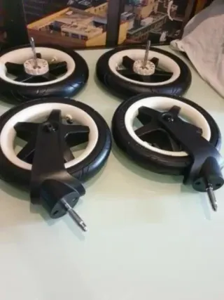 4 Ruedas bugaboo donkey delanteras y traseras