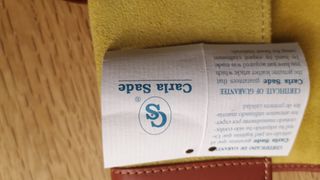 Joyero de viaje enrollable de piel