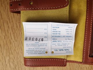 Joyero de viaje enrollable de piel