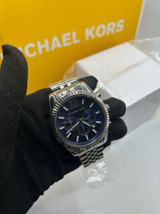 Reloj Michael Kors Azul y Plateado