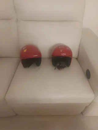 Casco da sci per bambini rossi